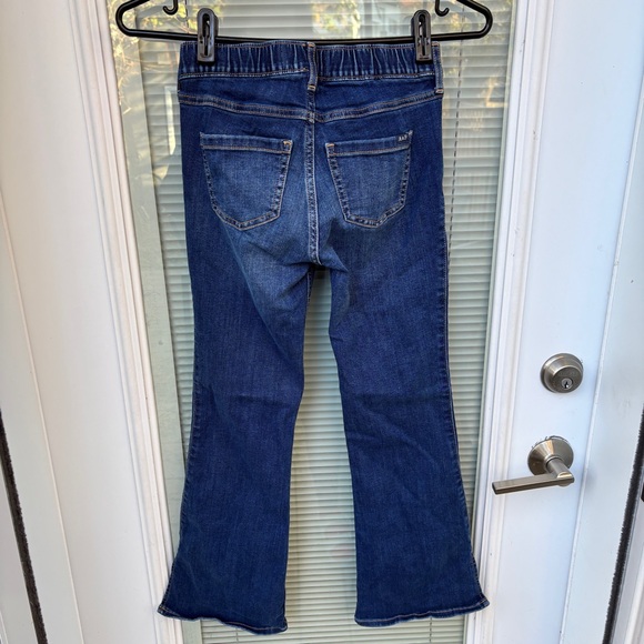 Abercrombie Kids Girls 9/10 High-Rise Flare Jeans Demin Stretch Pull-On EUC - Picture 3 of 4